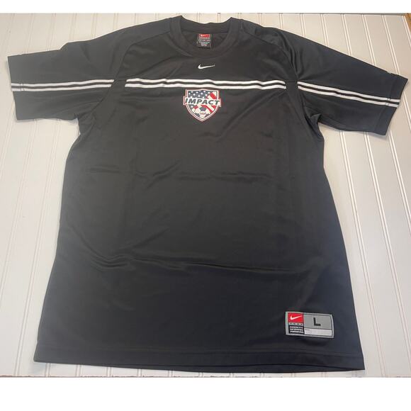 Nike Impact Sports USA Soccer Jersey Shirt Activewear Training Size Men's Large - Picture 1 of 8